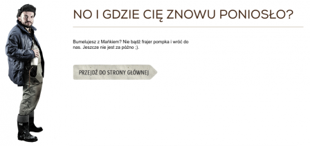 Kreatywna strona błędu 404 - Spodlady.com