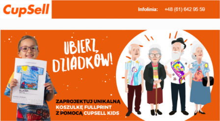 Personalizacja produktu z okazji dnia babci i dziadka.