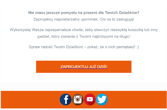 Personalizacja produktu z okazji dnia babci i dziadka.