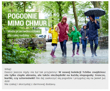 Jak wykorzystać segmentacje pogodową w komunikacji e-sklepu?