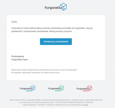 Jak potwierdzić zamówienie przesyłki bez logowania?